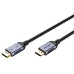 Unitek C1626GY-2M DisplayPort 2.1 DisplayPort Cable - 2m - Space Grey Up to 16K 60Hz - Aluminium Alloy