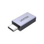 Unitek A1038GY  USB-C Extension Adapter. Type-C Male to Female. Supports up to 8K60Hz,Supports40Gbps, Supports 240W, Aluminium Alloy, Space Grey.