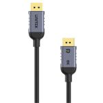 Unitek DisplayPort 1.4 DisplayPort Cable - 1.5m Up to 8K 60Hz - Up to 32Gbps - Aluminium Alloy - Gold Plated Connectors