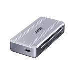 Unitek S1242A  Solid Force Reefer TurboCool USB4 40Gbps M.2 SSD Enclusure withCoolingFan.SupportsM/B&M Key NVMe/ PCIe SSDs. Read speed: 3800MB/s, Write speed: 3800MB/s, 15cm Cable, Aluminium Space Grey.