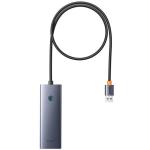 Baseus UltraJoy Series Lite 4-Port Hub 50cm (USB A to USB 3.0*4 + Type-C 5V)