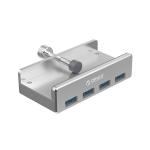 Orico Aluminum Alloy 4 Port USB 3.0 Clip Type Hub - Silver