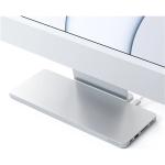 SATECHI USB-C Slim Dock with NVMe SATA Enclosure - Silver for iMac 24"