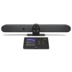 Logitech Rally Bar, Graphite + TAP Cat5e 4K PTZ All-in-one Conference Video Bar, MTR on Android - FOV 120°, 4x Zoom, Microphone Range up to 7M
