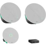 Yealink CMKit-121 Comprehensive Conferenutionce Room Audio Solution (CM20 Ceiling Microphone x1, CS10 Ceiling Speaker x2, RCH40 E2 PoE Switch x1)