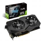 ASUS Dual NVIDIA GeForce RTX 2060 6GB GDDR6 Graphics Card Dual Fan - Max 4 Displays - Up to 1710MHz - 1x DisplayPort - 1x DVI - 2x HDMI - 2.5 Slot - 242mm Length - 1x 8 Pin Power - 500W or Higher PSU Recommended