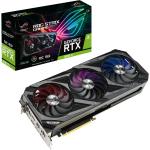 ASUS ROG Strix NVIDIA GeForce RTX 3060 Ti V2 OC LHR 8GB GDDR6 Graphics Card Triple Fan - Max 4 Displays - Up to 1890MHz - 3xDisplayPort - 2x HDMI - 2.9 Slot - 319mm Length - PCIe 4.0 - 2x 8 Pin Power - 750W or Higher PSU Recommended