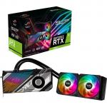 ASUS ROG Strix LC NVIDIA GeForce RTX 3080 Ti OC 12GB GDDR6X Graphics Card 240mm Liquid Cooling - Max 4 Displays - Up to 1860MHz - 3x DisplayPort - 2x HDMI - 2.2 Slot - 293mm Length - PCIe 4.0 - 3x 8 Pin Power - 850W or Higher PSU Recommende