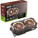 ASUS NVIDIA GeForce RTX 4080 16GB GDDR6X NOCTUA OC Edition Graphics Card 4.3 Slot - 1x 16 Pin Power (Adapter Cable Included) - Minimum 750W PSU