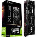 EVGA NVIDIA GeForce RTX 3080 XC3 Black 10GB GDDR6X Graphics Card Triple Fan - Max 4 Displays - Up to 1710MHz - 3x DisplayPort - 1x HDMI - 2.2 Slot - 285mm Length - PCIe 4.0 - 2x 8 Pin Power - 750W or Higher PSU Recommended