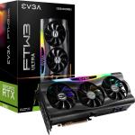 EVGA NVIDIA GeForce RTX 3080 12G FTW3 Ultra Gaming LHR 12GB GDDR6X Graphics Card Triple Fan - Max 4 Displays - Up to 1800MHz - 3x DisplayPort - 1x HDMI - 2.75 Slot - 300mm Length - PCIe 4.0 - 3x 8 Pin Power - 750W or Higher PSU Recommended