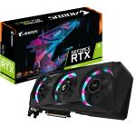 Gigabyte NVIDIA GeForce RTX 3060 Ti Aorus Elite LHR 8GB GDDR6 Graphics Card Triple Fan - Max 4 Displays - Up to 1785MHz - 2x DisplayPort - 2x HDMI - 2.5 Slot - 296mm Length - PCIe 4.0 - 1x 8 Pin - 1x 6 Pin - 650W or Higher PSU Recommended