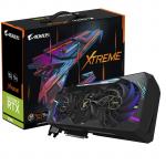 Gigabyte NVIDIA GeForce RTX 3080 AORUS XTREME 10GB GDDR6X Graphics Card Triple Fan - Max 4 Displays - Up to 1905MHz - 3x DisplayPort - 3x HDMI - 2.7 Slot - 319mm Length - with LCD Edge View - PCIe 4.0 - 3x 8 Pin Power - 850W or Higher PSU R