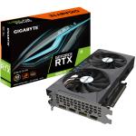 Gigabyte NVIDIA GeForce RTX 3060 Ti Eagle OC 2.0 LHR 8GB GDDR6 Graphics Card Dual Fan - Max 4 Displays - Up to 1695MHz - 2x DisplayPort - 2x HDMI - 2.2 Slot - 242mm Length - PCIe 4.0 - 1x 8 Pin Power - 600W or Higher PSU Recommended
