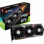 MSI NVIDIA GeForce RTX 3070 GAMING X TRIO 8GB GDDR6 Graphics Card Triple Fan - Max 4 Displays - Up to 1830MHz - 3x DisplayPort - 1x HDMI - 2.2 Slots - 323mm Length - PCIe 4.0 - 2x 8 Pin Power - 650W or Higher PSU Recommended