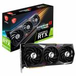 MSI NVIDIA GeForce RTX 3070 Ti Gaming X TRIO 8GB 8GB GDDR6X Graphics Card Triple Fan - Max 4 Displays - Up to 1830MHz - 3x DisplayPort - 1x HDMI - 2.5 Slot - 323mm Length - PCIe 4.0 - 2x 8 Pin Power - 750W or Higher PSU Recommended