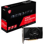 MSI AMD Radeon RX 6400 AERO ITX 4GB GDDR6 Graphics Card Single Fan - Max 2 Displays - Up to 2618MHz - 1x DisplayPort - 1x HDMI - 2 Slot - 172mm Length - PCIe 4.0 - 350W or Higher PSU Recommended