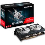 Powercolor Radeon Hellhound OC RX 6650 XT Graphics Card 8GB GDDR6, Dual Fan, GPU Upto 2593MHz, PCIE 4.0, 1XHDMI, 3XDP, 220mm Length, 2.2 Slot, Max 4 Display Out, 1X 8 Pin Power, 600W Or Higher PSU Recommended