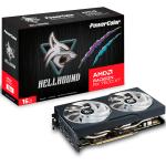 Powercolor Hellhound AMD Radeon RX 7600 XT 16GB GDDR6 Graphics Card 2.5 Slot - 1x 8 Pin Power + 1x 6 Pin Power - Minimum 650W PSU