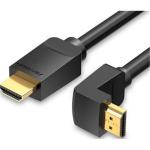 Vention AAQBH HDMI Right-Angle Cable - 2m - Black 270-degree angle