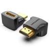 Vention AINB0 HDMI 270 Degree Male to Female Adapter Black Vention AINB0 HDMI 270 Degree Male to Female Adapter Black