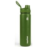 AquaFlask Original 650 mL (22oz) Water Bottle - Hunter Green , Keeps Drinks Cold for 24 Hours, Keeps Drinks Hot for 12 Hours, Double-walled stainless steel, BPA Free, Durable, Leak-Proof and Eco-Friendly, Designed in California