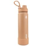 AquaFlask Earth 650 mL (22oz) Water Bottle - Wild Mushroom , Keeps Drinks Cold for 24 Hours, Keeps Drinks Hot for 12 Hours, Double-walled stainless steel, BPA Free, Durable, Leak-Proof and Eco-Friendly, Designed in California