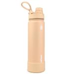 AquaFlask Earth 650 mL (22oz) Water Bottle - Buckwheat , Keeps Drinks Cold for 24 Hours, Keeps Drinks Hot for 12 Hours, Double-walled stainless steel, BPA Free, Durable, Leak-Proof and Eco-Friendly, Designed in California