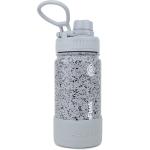 AquaFlask IL Terrazzo 414 mL (14oz) Water Bottle - Graphite , Keeps Drinks Cold for 24 Hours, Keeps Drinks Hot for 12 Hours, Double-walled stainless steel, BPA Free, Durable, Leak-Proof and Eco-Friendly, Designed in California