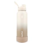 AquaFlask Dream 1.18 L (40oz) Water Bottle Vanilla Almond Durable, Leak-Proof and Eco-Friendly, Keeps Drinks Cold for 24 Hours, Keeps Drinks Hot for 12 Hours, Double-walled stainless steel, BPA Free, Designed in California