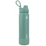 AquaFlask Earth 650 mL (22oz) Water Bottle - Celadon Green , Keeps Drinks Cold for 24 Hours, Keeps Drinks Hot for 12 Hours, Double-walled stainless steel, BPA Free, Durable, Leak-Proof and Eco-Friendly, Designed in California