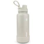 AquaFlask Earth 946mL (32oz) Water Bottle - Fossil Gray , Keeps Drinks Cold for 24 Hours, Keeps Drinks Hot for 12 Hours, Double-walled stainless steel, BPA Free, Durable, Leak-Proof and Eco-Friendly, Designed in California