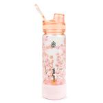 AquaFlask Sakura Trek 710mL (24oz) Water Bottle - Pink BPA Free, Durable, Leak-Proof and Eco-Friendly, Designed in California