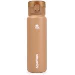 AquaFlask Earth Sip 710mL (24oz) Water Bottle - Wild Mushroom , Keeps Drinks Cold for 24 Hours, Keeps Drinks Hot for 12 Hours, Double-walled stainless steel, BPA Free, Durable, Leak-Proof and Eco-Friendly, Designed in California