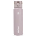 AquaFlask Earth Sip 710mL (24oz) Water Bottle - Dusty Rose , Keeps Drinks Cold for 24 Hours, Keeps Drinks Hot for 12 Hours, Double-walled stainless steel, BPA Free, Durable, Leak-Proof and Eco-Friendly, Designed in California