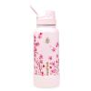 AquaFlask Sakura 2 946 mL (32oz) Water Bottle - Pink , Keeps Drinks Cold for 24 Hours, Keeps Drinks Hot for 12 Hours, Double-walled stainless steel, BPA Free, Durable, Leak-Proof and Eco-Friendly, Designed in California AquaFlask Sakura 2 946 mL (32oz) Water Bottle - Pink , Keeps Drinks Cold for 24 Hours, Keeps Drinks Hot for 12 Hours, Double-walled stainless steel, BPA Free, Durable, Leak-Proof and Eco-Friendly, Designed in California