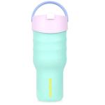 AquaFlask Tumbler 887mL (30oz) Water Bottle - Spring Break , Keeps Drinks Cold for 24 Hours, Keeps Drinks Hot for 12 Hours, Double-walled stainless steel, BPA Free, Durable, Leak-Proof and Eco-Friendly, Designed in California