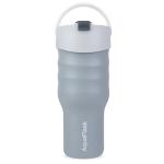 AquaFlask Tumbler 887mL (30oz) Water Bottle - Arctic Frost , Keeps Drinks Cold for 24 Hours, Keeps Drinks Hot for 12 Hours, Double-walled stainless steel, BPA Free, Durable, Leak-Proof and Eco-Friendly, Designed in California