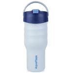 AquaFlask Tumbler 887mL (30oz) Water Bottle - Ocean Spray , Keeps Drinks Cold for 24 Hours, Keeps Drinks Hot for 12 Hours, Double-walled stainless steel, BPA Free, Durable, Leak-Proof and Eco-Friendly, Designed in California