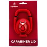 AquaFlask Carabiner Lid Cherry Red Durable & Secure