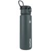 AquaFlask Sip 710 mL (24oz) Water Bottle - Graphite, Keeps Drinks Cold for 24 Hours, Keeps Drinks Hot for 12 Hours, Double-walled stainless steel, BPA Free, Durable, Leak-Proof and Eco-Friendly, Designed in California AquaFlask Sip 710 mL (24oz) Water Bottle - Graphite, Keeps Drinks Cold for 24 Hours, Keeps Drinks Hot for 12 Hours, Double-walled stainless steel, BPA Free, Durable, Leak-Proof and Eco-Friendly, Designed in California