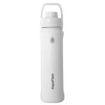 AquaFlask New Regular 650 mL (22oz) Water Bottle - Arctic White , Durable, Leak-Proof and Eco-Friendly, Keeps Drinks Cold for 24 Hours, Keeps Drinks Hot for 12 Hours, Double-walled stainless steel, BPA Free, Designed in California