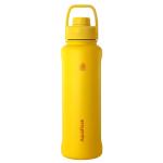 AquaFlask New Regular 650 mL (22oz) Water Bottle - Mustard , Durable, Leak-Proof and Eco-Friendly, Keeps Drinks Cold for 24 Hours, Keeps Drinks Hot for 12 Hours, Double-walled stainless steel, BPA Free, Designed in California