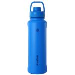 AquaFlask New Regular 650 mL (22oz) Water Bottle - Pacific Blue , Durable, Leak-Proof and Eco-Friendly, Keeps Drinks Cold for 24 Hours, Keeps Drinks Hot for 12 Hours, Double-walled stainless steel, BPA Free, Designed in California