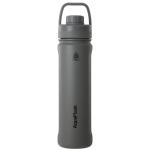 AquaFlask New Regular 650 mL (22oz) Water Bottle - Stone Gray , Durable, Leak-Proof and Eco-Friendly, Keeps Drinks Cold for 24 Hours, Keeps Drinks Hot for 12 Hours, Double-walled stainless steel, BPA Free, Designed in California