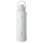AquaFlask New Regular 1.18L (40oz) Water Bottle - Arctic White , Durable, Leak-Proof and Eco-Friendly, Keeps Drinks Cold for 24 Hours, Keeps Drinks Hot for 12 Hours, Double-walled stainless steel, BPA Free, Designed in California