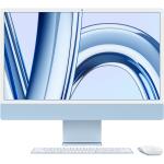Apple iMac 24" 4.5K Retina Display with Apple M3 Chip - Blue 8GB RAM - 256GB Storage - 8 Core CPU - 10 Core GPU - 2x Thunderbolt / USB 4 Ports - 2x USB3 Port - Gigabit Ethernet - Magic Keyboard with Touch ID