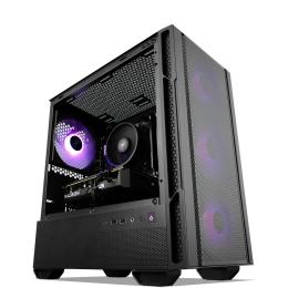 GGPC RX 6500 XT Gaming PC AMD Ryzen 5 5500 6 Cores / 12 Threads - 16GB RAM - 500GB NVMe SSD - AMD Radeon RX6500XT 4GB Graphics - WiFi 5 + Bluetooth - Windows 11 Home