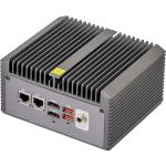 GigaIPC Industrial FanlessPC QBiX-TGLA1115G4E-A1 i3-1115G4E Processor 2xHDMI, 1xCOMs,2xLANs. 4x USB sopport 2280 m.2 (Nvme) ,Power adapter