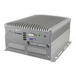 iBASE AMI222EF Embedded Computing Aluminum Chassis with B220EF(H110 PCH), Fanless Design with Intel Core i5-6500TE (2.3GHz) CPU, 4GB x 2 DDR4 SO-DIMM, 2.5" 64GB MLC industrial-grade SSD, without Power adaptor, Supporting vPro & iAMT 11.0, m